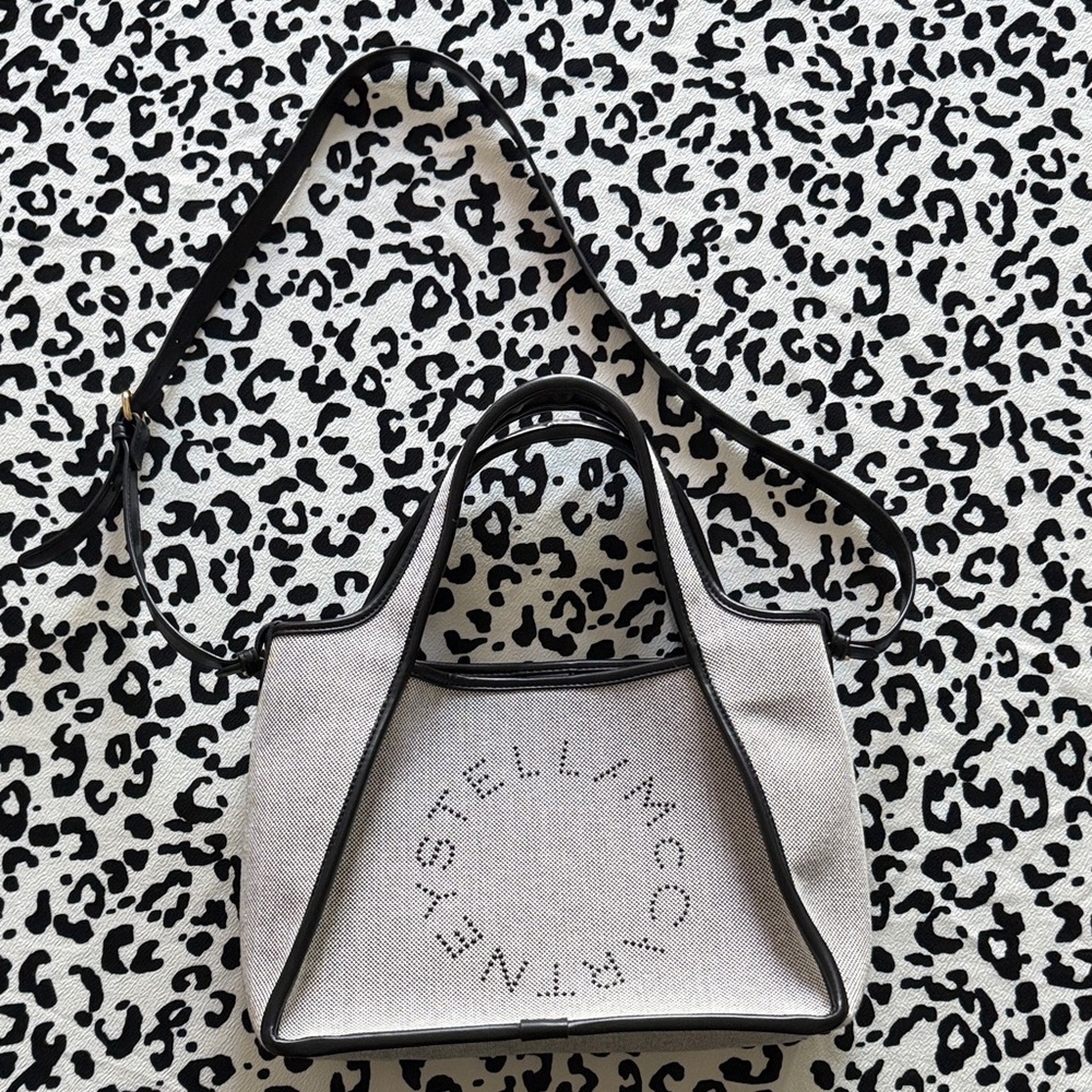 Stella McCartney SALT 🧂 & PEPPER  Tote Bag w/ attached wallet 🖤